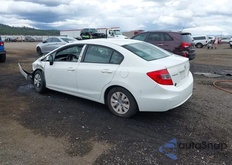 2012 Honda Civic Lx from USA, damaged, VIN 2HGFB2F56CH610845